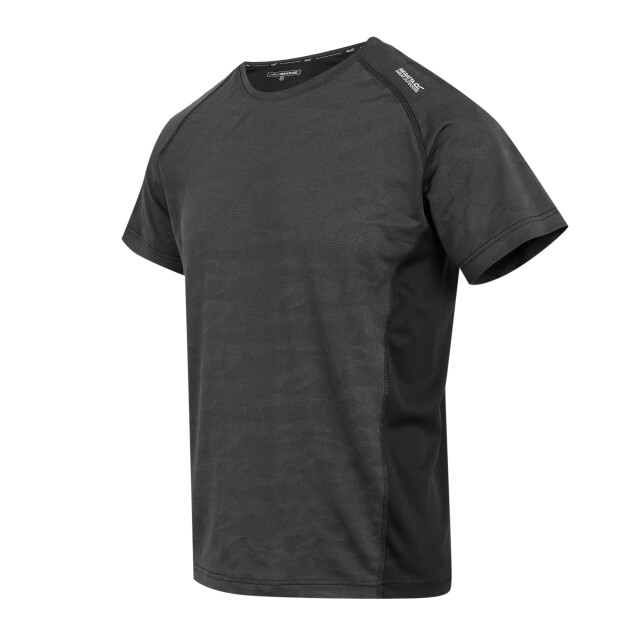 Regatta Heren corballis ii t-shirt UTRG11575_ashblack large