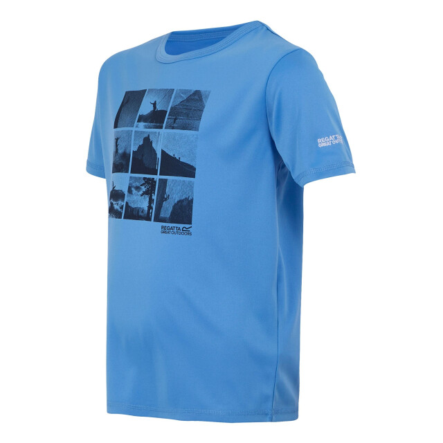 Regatta Kinderen/kinderen alvarado ix raster foto's t-shirt UTRG11914_elysiumblue large