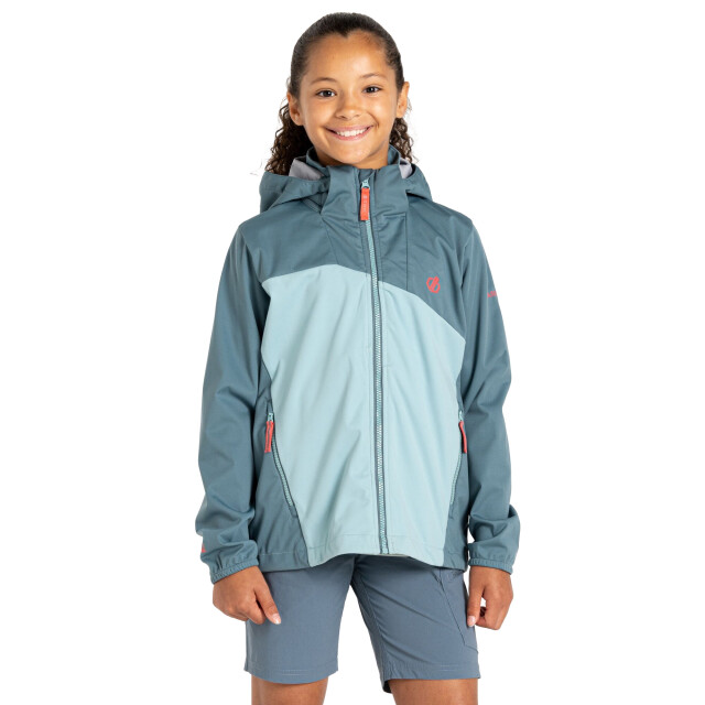 Dare2b Kinderen/kinderen explore soft shell jas UTRG11978_elementgreyaquifer large