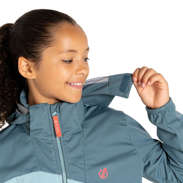 Dare2b Kinderen/kinderen explore soft shell jas UTRG11978_elementgreyaquifer large