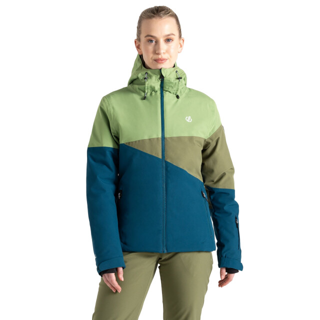 Dare2b Dames ice iii skijas UTRG11991_piquantgreenmoroccanblue large