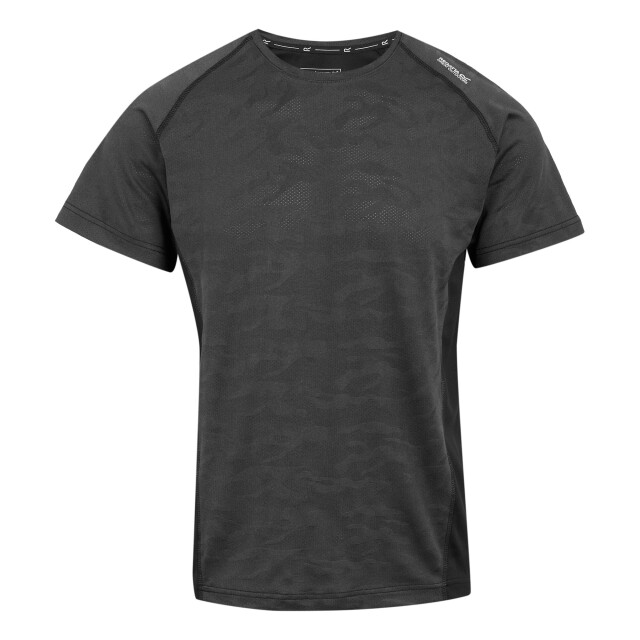 Regatta Heren corballis ii t-shirt UTRG11575_ashblack large