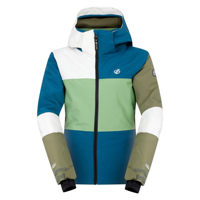 Dare2b Dames ski jas met band UTRG11995_moroccanbluepiquantgreen large
