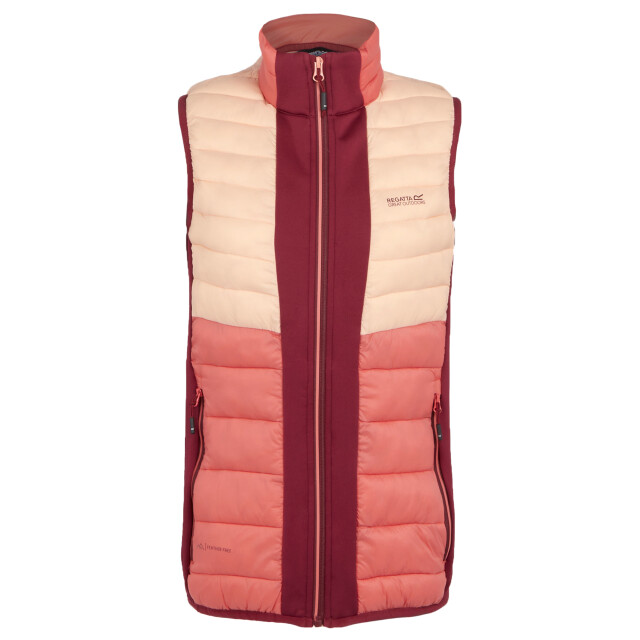 Regatta Dames leedre bodywarmer UTRG12005_rumbaredmineralred large