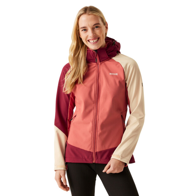 Regatta Dames desoto x soft shell jas UTRG12019_rumbaredmineralred large