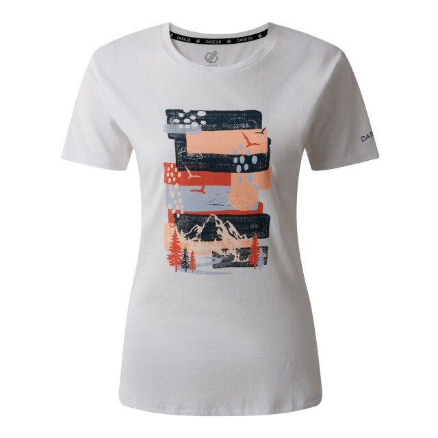 Dare2b Dames transquility iii forest t-shirt UTRG11827_white large