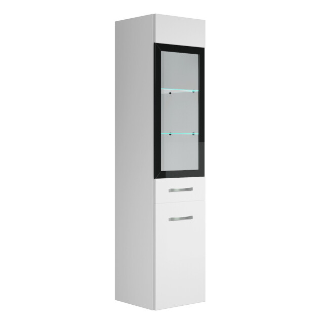 Badplaats Badkamerkast rio 30 x 30 x 131 cm wit hoogglans hangende kolomkast 3181275 large