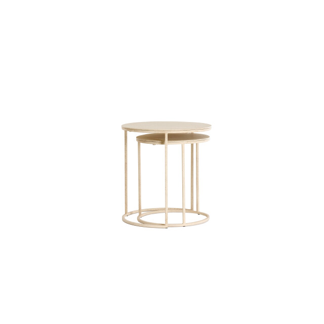 Light & Living bijzettafel sadar Ø52x46cm - set van 2 3184527 large