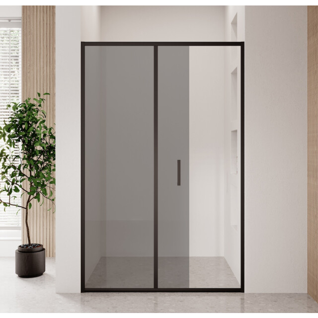 Badplaats Douchewand calgary 100 x 190 cm 6 mm getint veiligheidsglas - 3180950 large