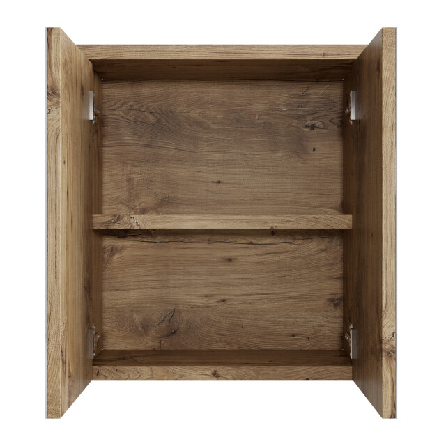 Badplaats Spiegelkast toledo 60 x 20 x 60 cm kastanje eiken badkamerkast 3182656 large