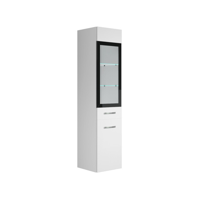Badplaats Badkamerkast rio 30 x 30 x 131 cm wit hoogglans hangende kolomkast 3181275 large