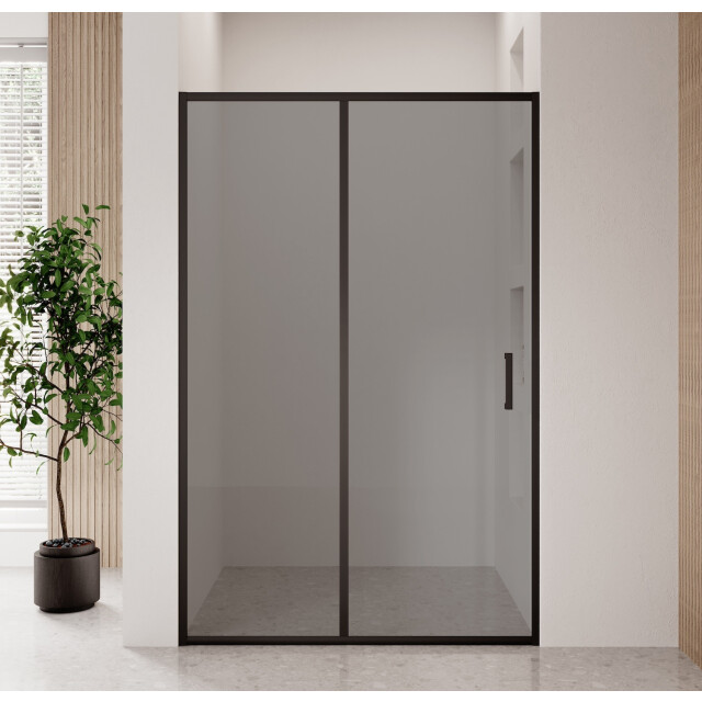 Badplaats Douchewand calgary 100 x 190 cm 6 mm getint veiligheidsglas - 3180950 large