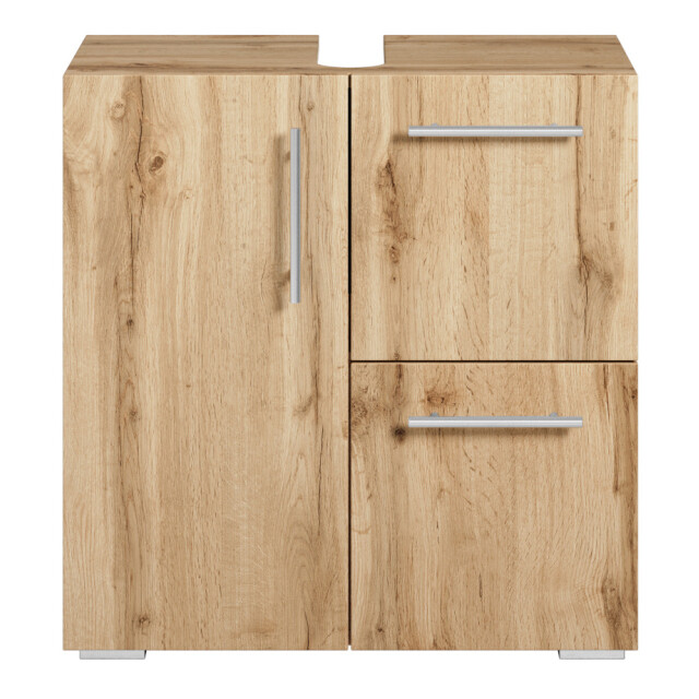 Badplaats Wastafel onderkast mars 60 x 30 x 60 cm eiken badkamerkast – 3182657 large