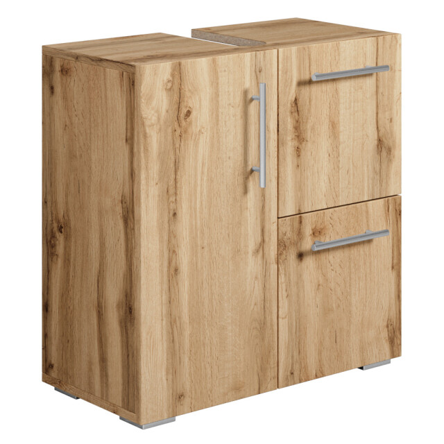 Badplaats Wastafel onderkast mars 60 x 30 x 60 cm eiken badkamerkast – 3182657 large