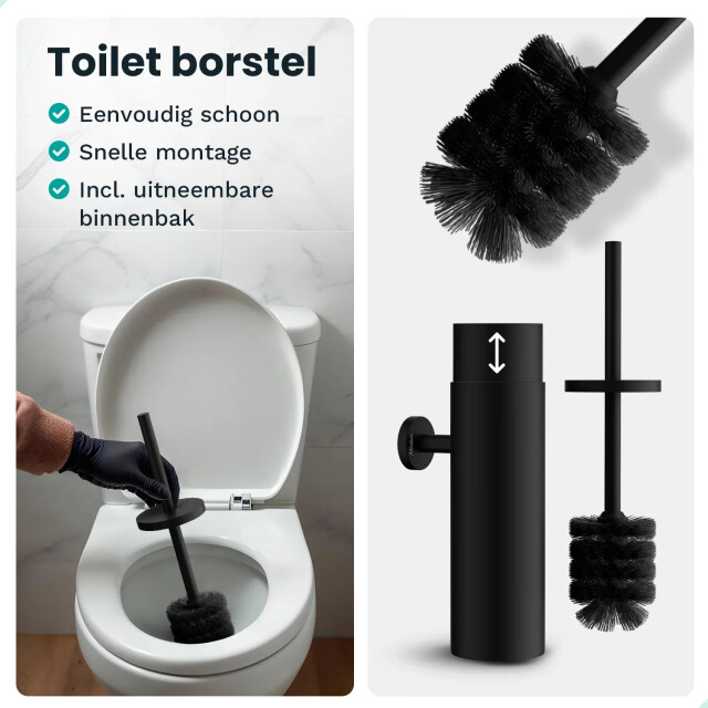 Mirlux Badkameraccessoireset wc zwart 3083758 large
