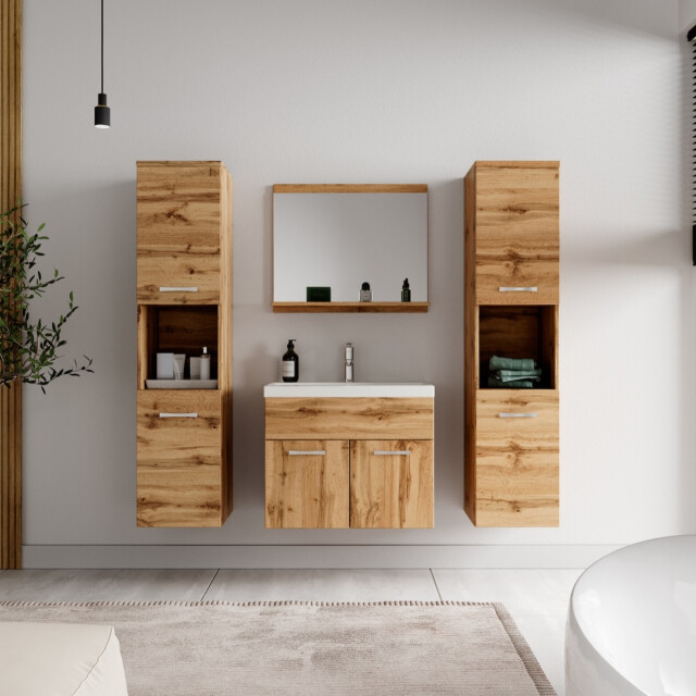 Badplaats Badkamermeubel set montreal xl 60 x 35 cm - badmeubel met 3181383 large