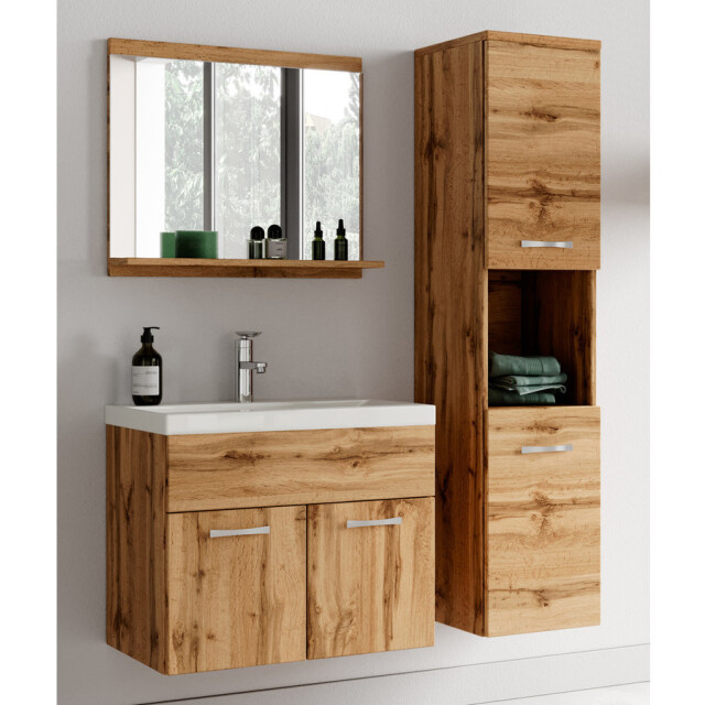 Badplaats Badkamermeubel montreal set 01 60 x 35 cm eiken badmeubel met 3181162 large