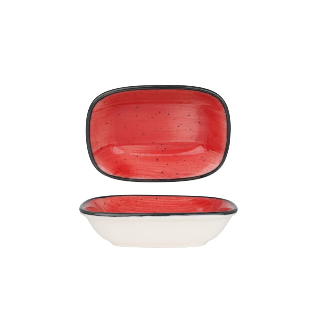 Bonna Serveerschaal aura passion porselein 17x11.5 cm set van 2 3187704 large