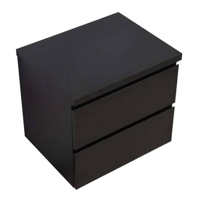 Badplaats Bovenblad angela 60 x 48 x 3,5 cm zwart houtnerf wastafelblad voor 3183082 large