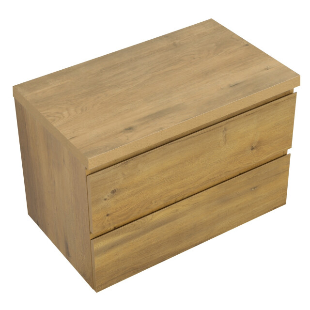 Badplaats Bovenblad angela 80 x 48 x 3,5 cm eiken wastafelblad voor 3183081 large
