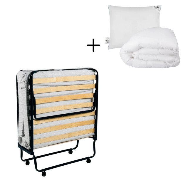 Troonz ® opklapbed deluxe 90 x 200 cm logeerbed inclusief luxe dekbed en 3067246 large