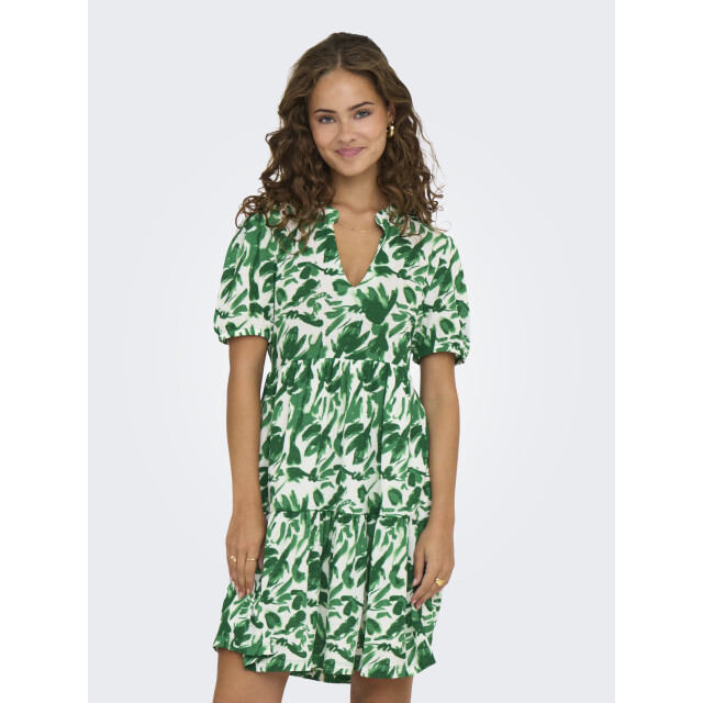 Jacqueline de Yong Jdyzoey s/s v neck dress jrs atk 15322336 large