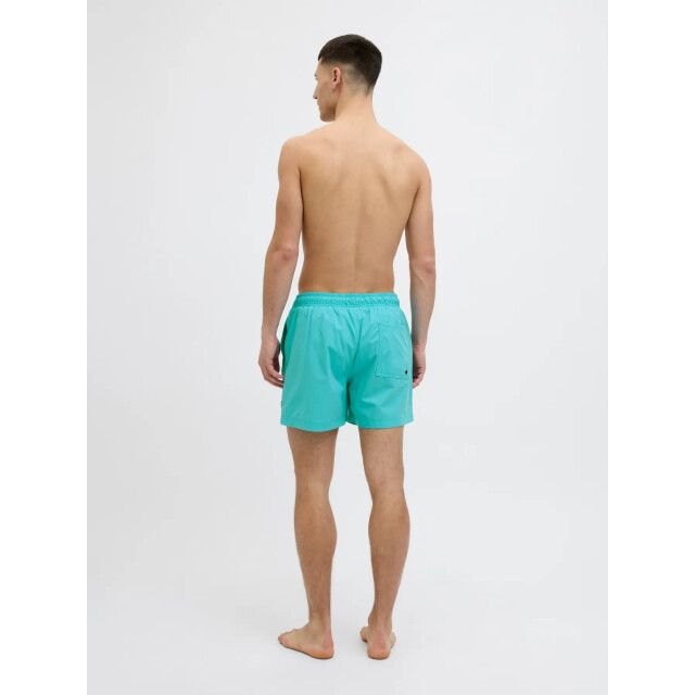 Jack & Jones Heren zwemshort jpstmaui jjswim effen turquoise 12272776-Scuba Blue large