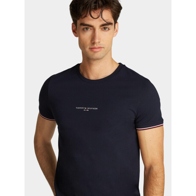 Tommy Hilfiger T-shirt korte mouw tommy logo tipped mw0mw32584/dw5 194826 large