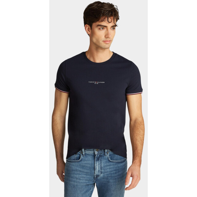 Tommy Hilfiger T-shirt korte mouw tommy logo tipped mw0mw32584/dw5 194826 large