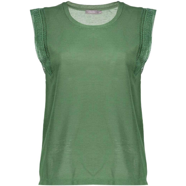Geisha T-shirt green 52371-24-000530 large