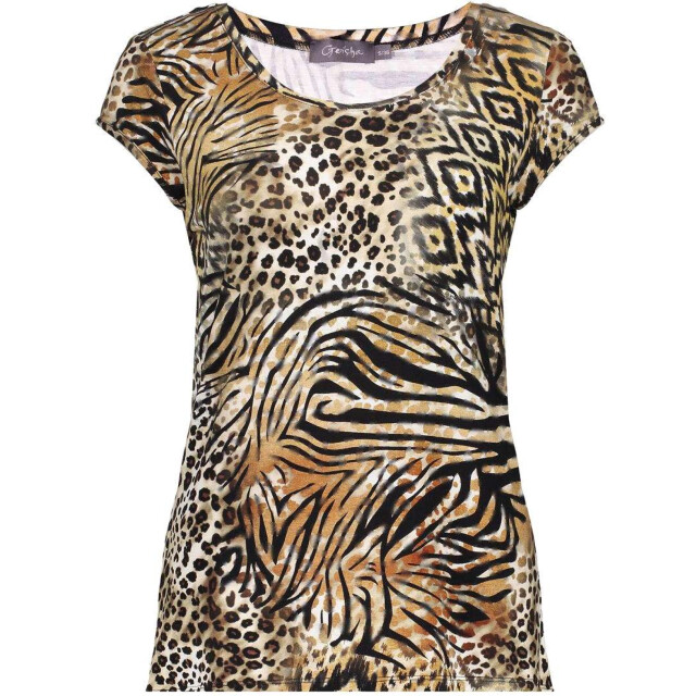 Geisha T-shirt brown 52446-60 KATE-000775 large