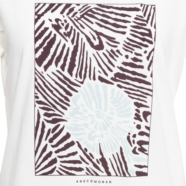&Co Woman Sol shirt print-blue sol shirt blue large