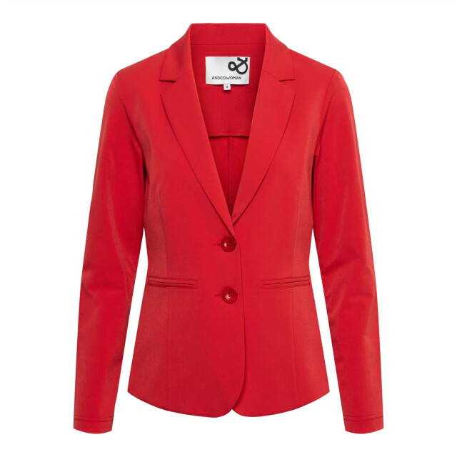&Co Woman Phileine blazer-stone red phileine stone red large