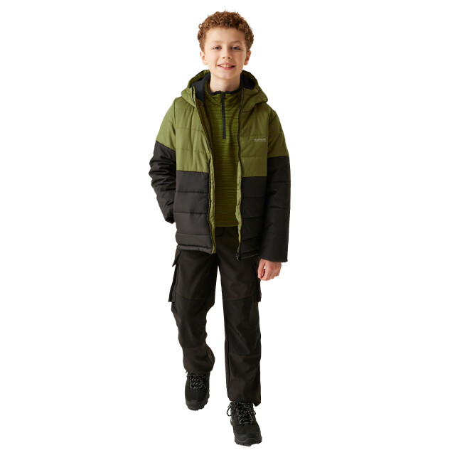 Regatta Lofthouse viii geïsoleerde jas voor kinderen/kinderen UTRG11028_nephritegreenblack large