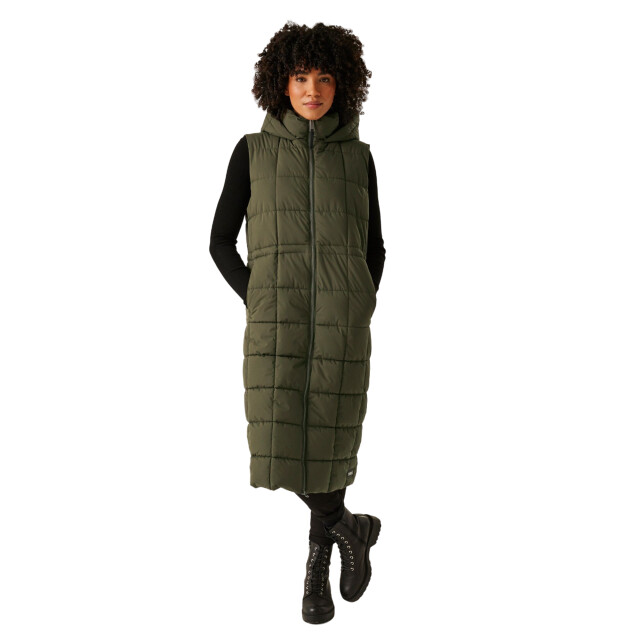 Regatta Dames leandra longline gilet UTRG11115_darkkhaki large