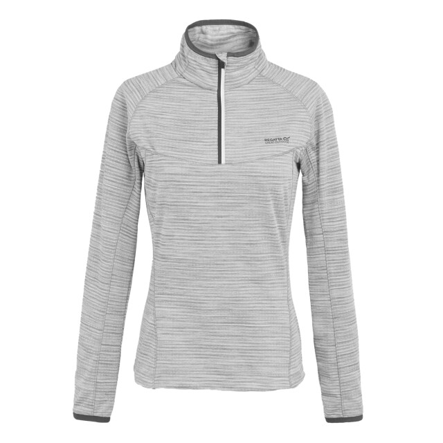 Regatta Dames yonder ii half zip fleece top UTRG11271_white large