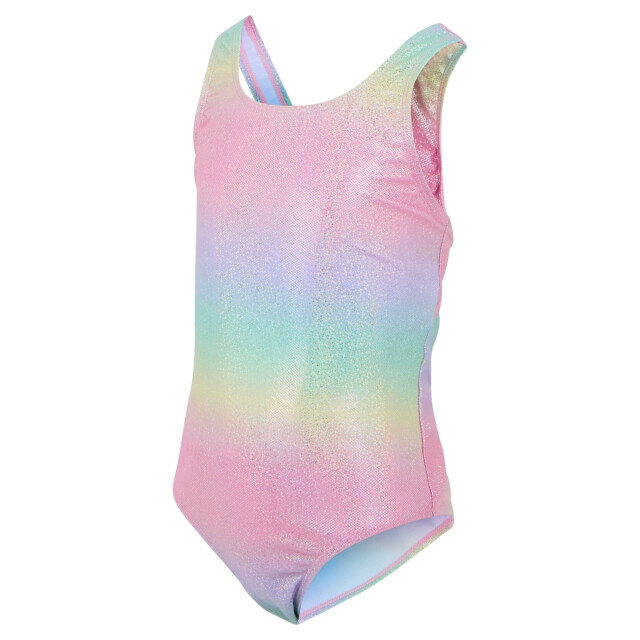 Regatta Katrisse zeemeermin glinsterend eendelig zwempak voor meisjes UTRG11546_multicoloured large