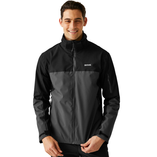 Regatta Bosfield iii waterdichte jas heren UTRG11412_ashblack large