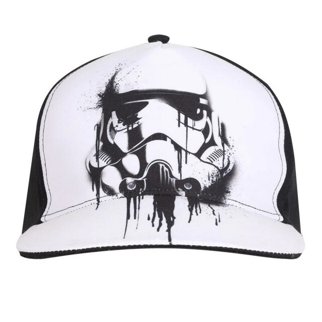 Li-cense Star wars stormtrooper verf druppel baseball cap UTHE3281_whiteblack large