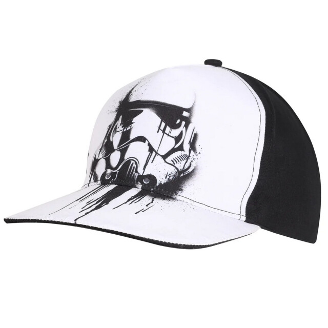 Li-cense Star wars stormtrooper verf druppel baseball cap UTHE3281_whiteblack large