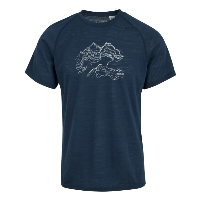 Regatta Heren escade mountain t-shirt UTRG11928_moonlightdenim large