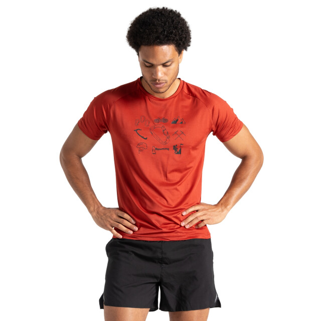 Dare2b Heren tech gereedschap t-shirt UTRG11969_tuscanred large