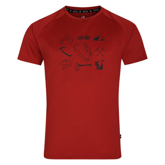 Dare2b Heren tech gereedschap t-shirt UTRG11969_tuscanred large