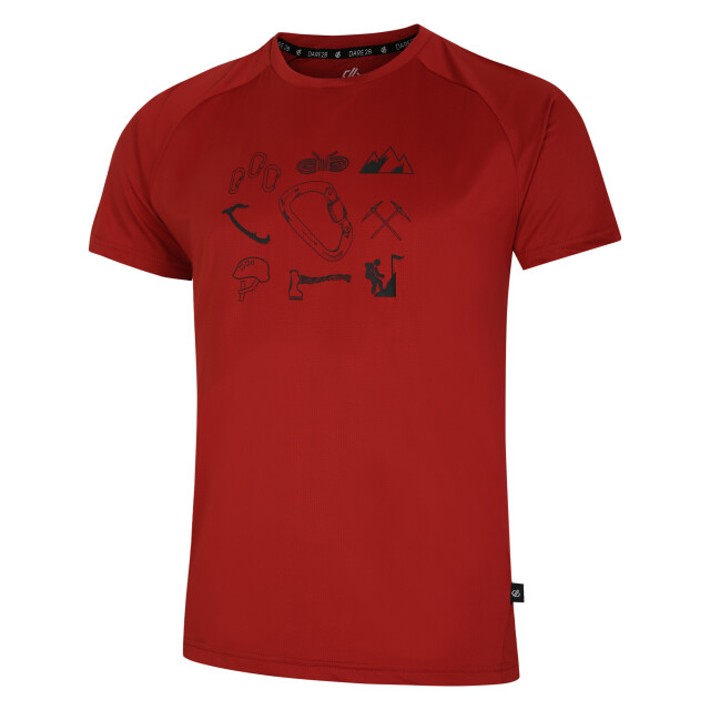 Dare2b Heren tech gereedschap t-shirt UTRG11969_tuscanred large