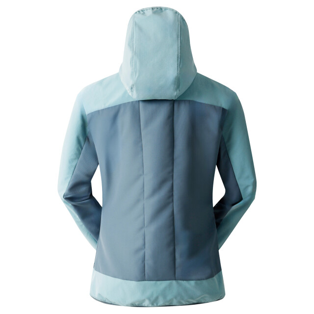 Dare2b Dames ardently kleurblok soft shell jas UTRG11938_aquiferelementgrey large