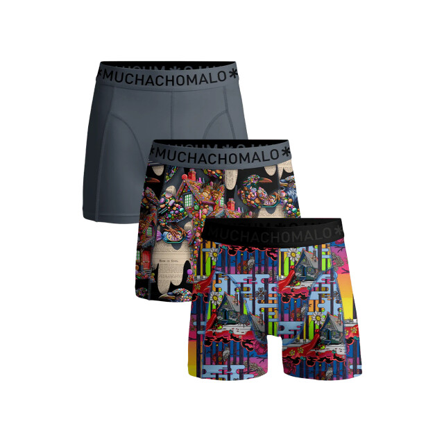 Muchachomalo Jongens 3-pack boxershorts redridinghood hansel REDRIDINGHOODHANSEL1010-07J large