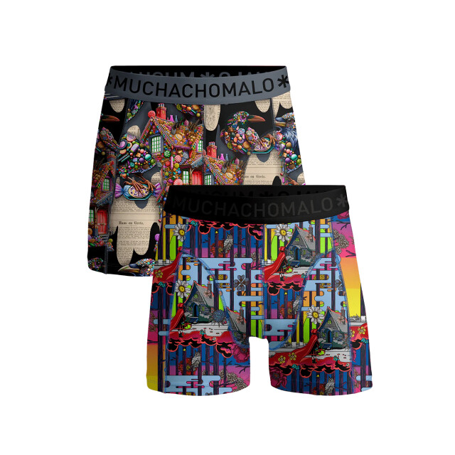 Muchachomalo Jongens 2-pack boxershorts redridinghood hansel REDRIDINGHOODHANSEL1010-04J large