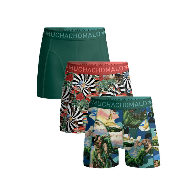 Muchachomalo Jongens 3-pack boxershorts jackbean alicewonder JACKBEANALICEWONDER1010-07J large