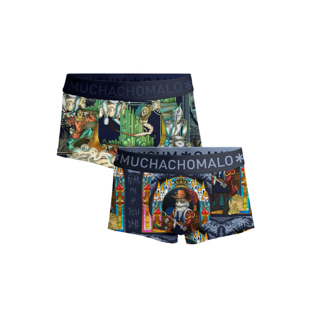 Muchachomalo Heren 2-pack trunks pussboots wizardoz PUSSBOOTSWIZARDOZ3025-04 large