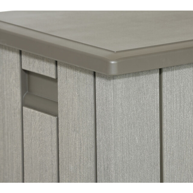 Lifetime Kunststof kussenbox 570 ltr tuinkist 72x151x69cm donker 3048011 large